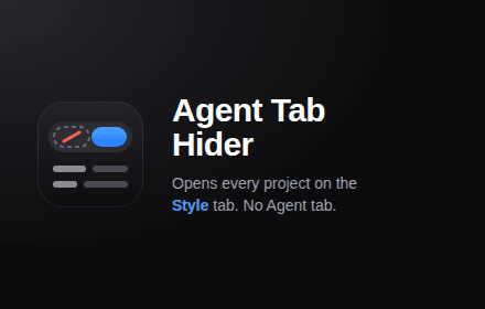 Agent Tab Hider for Framer promotional image